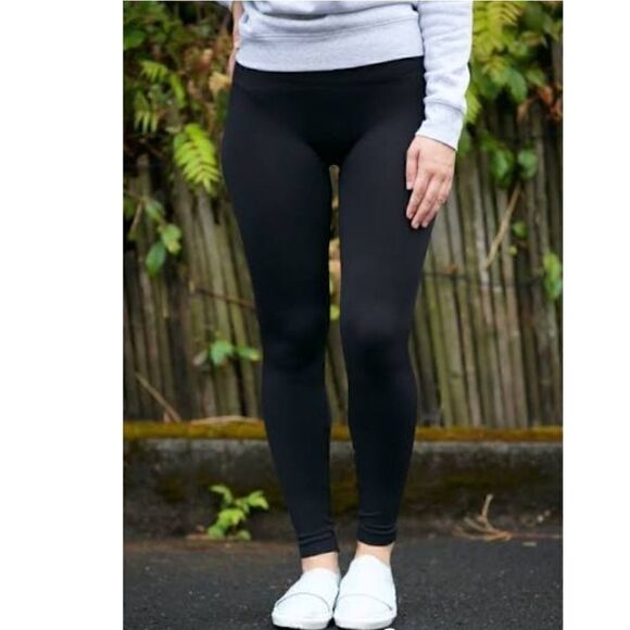 Spanx Look at Me Now Seamless Leggings Black Size L - Picture 1 of 9